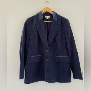 Coldwater Creek Navy Blazer Jacket